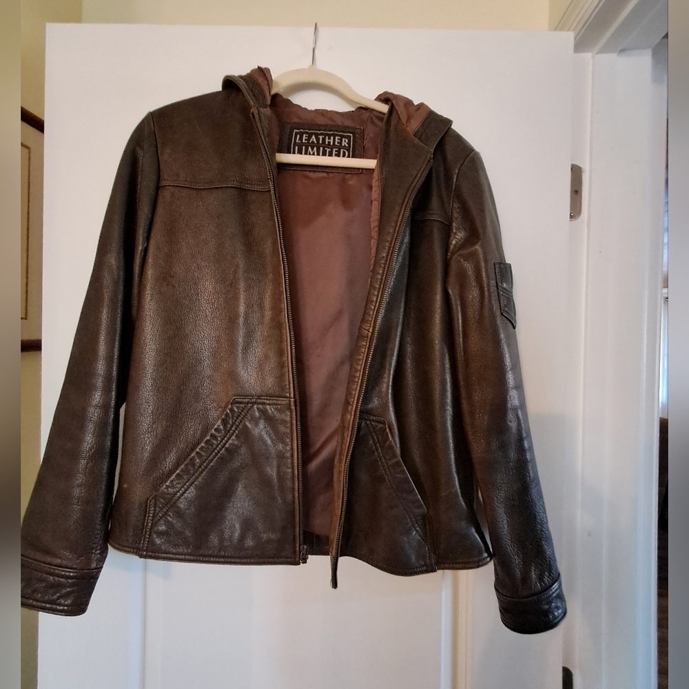 Leather Limited Brown Jacket